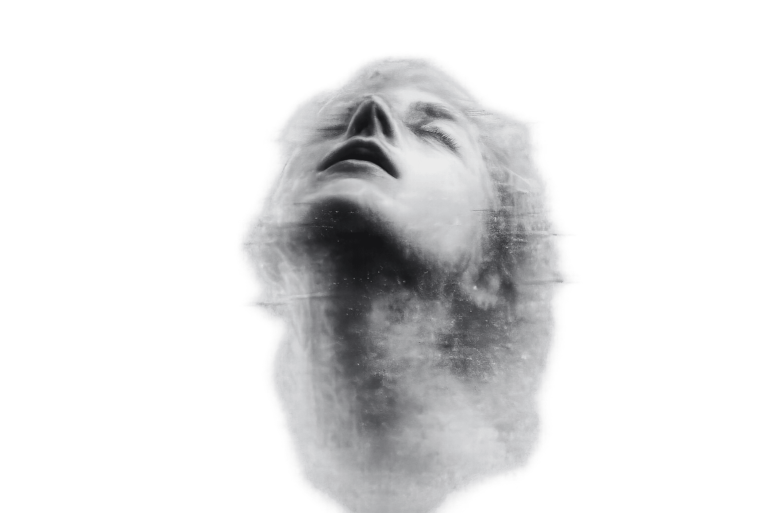 Human face reduced to an analysis surface